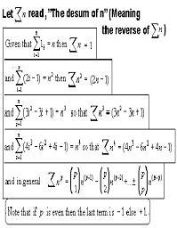 Mathematics Desummation